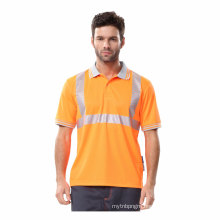 Customized logo and pattern high visibility safety reflective advertising t shirt